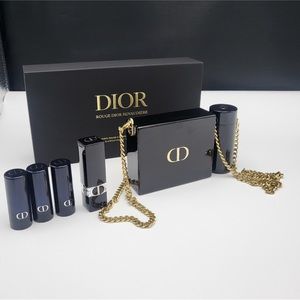 New Rouge Dior Minaudiere lipstick set with clutch 2022 limited edition